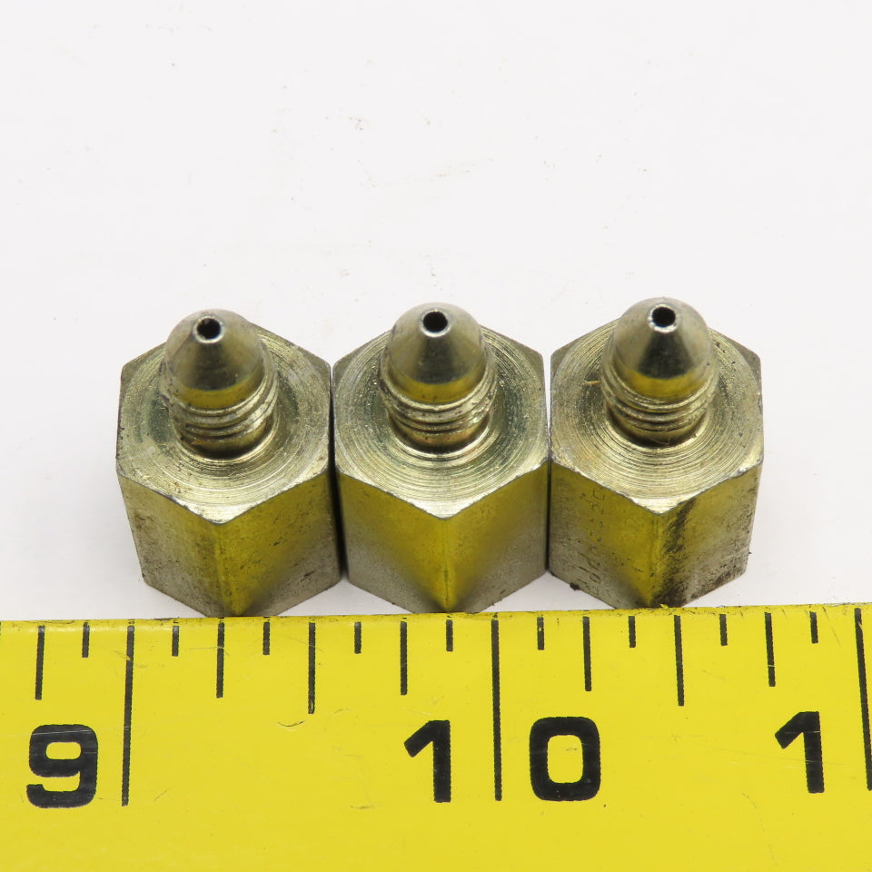 1/8" (-2) JIC 37° Flare x 1/8" NPT Female Hydraulic Connector Fitting Lot Of 3