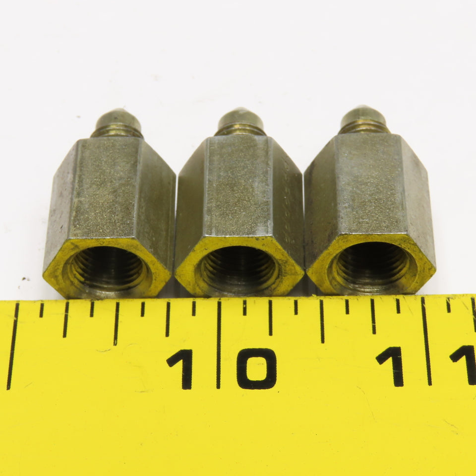 1/8" (-2) JIC 37° Flare x 1/8" NPT Female Hydraulic Connector Fitting Lot Of 3