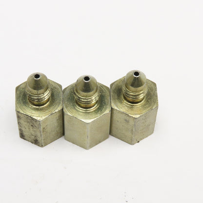 1/8" (-2) JIC 37° Flare x 1/8" NPT Female Hydraulic Connector Fitting Lot Of 3