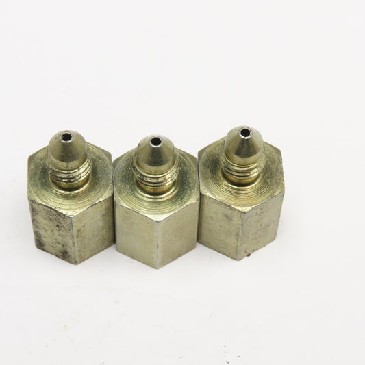 1/8" (-2) JIC 37° Flare x 1/8" NPT Female Hydraulic Connector Fitting Lot Of 3