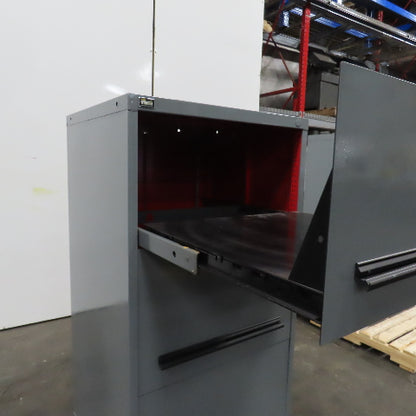Stanley Vidmar 3 Drawer Industrial Roll Out Tray Parts Shop Cabinet 30"x 28"x59"