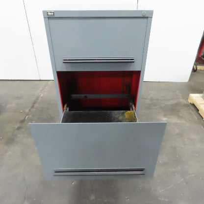 Stanley Vidmar 3 Drawer Industrial Roll Out Tray Parts Shop Cabinet 30"x 28"x59"