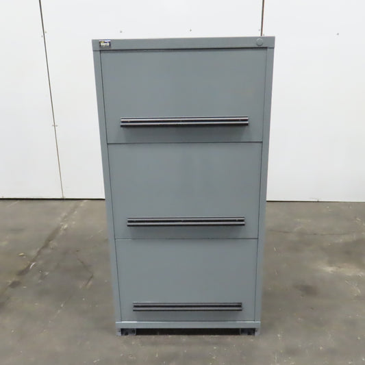 Stanley Vidmar 3 Drawer Industrial Roll Out Tray Parts Shop Cabinet 30"x 28"x59"
