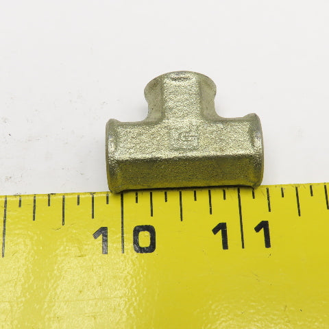 Parker 1/8" BSPP 3 Way Hydraulic TEE Fitting Lot Of 2