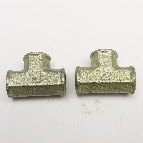Parker 1/8" BSPP 3 Way Hydraulic TEE Fitting Lot Of 2