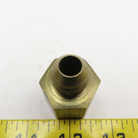 1/2" JIC Flare Male x 1/2" NPT Straight Female Hydraulic Connector