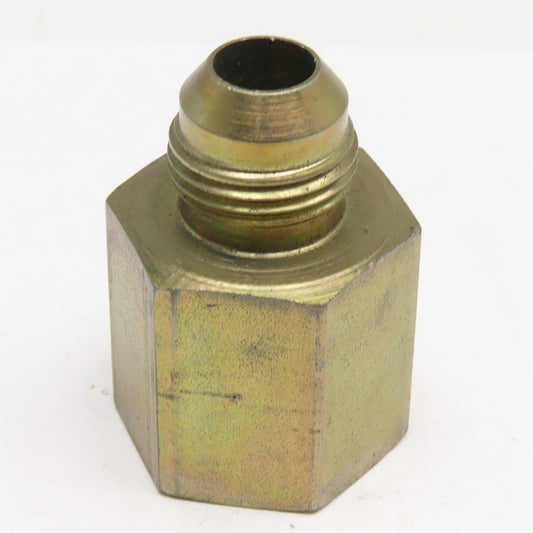 1/2" JIC Flare Male x 1/2" NPT Straight Female Hydraulic Connector