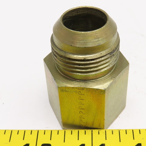 7/8" (-14) JIC Flare x 3/4" NPT Female Straight Hydraulic Fitting
