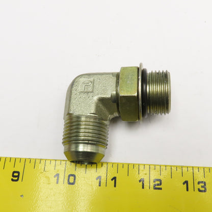 3/4" (-12) ORG O-Ring x 3/4" JIC Flare Male 90° Elbow Fitting
