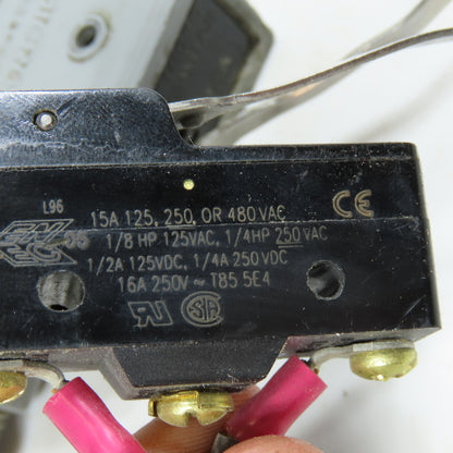 Micro Switch BZ-2RW863-A2 Limit Switch W/ Lever Arm Lot of 2