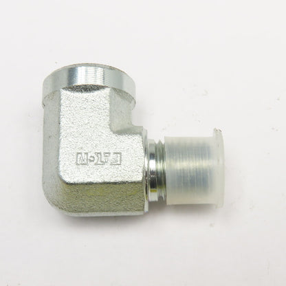 Eaton 1/4" NPT Male x 1/4" Female Steel Street Elbow 90°