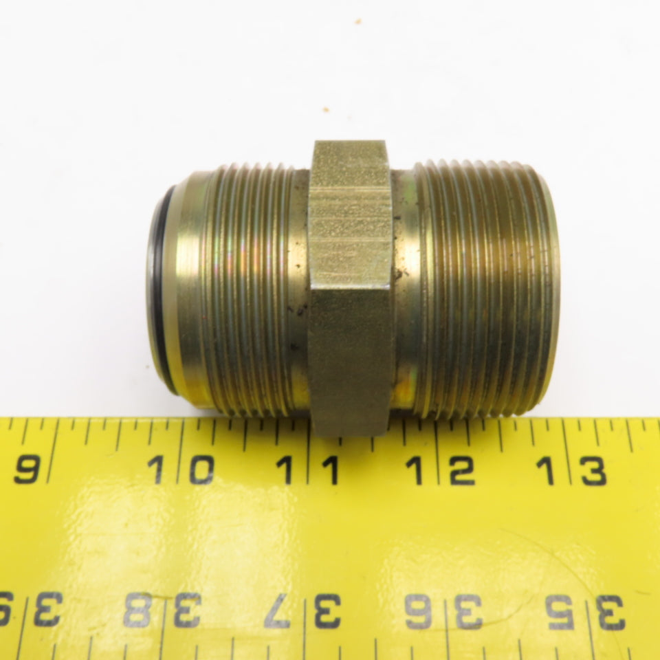 1-1/2" JIC Flare Soft Seal O-Ring x 1-1/2" NPT Steel Male Connector