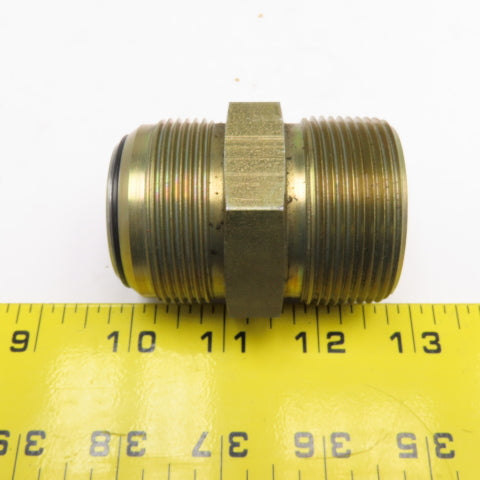 1-1/2" JIC Flare Soft Seal O-Ring x 1-1/2" NPT Steel Male Connector