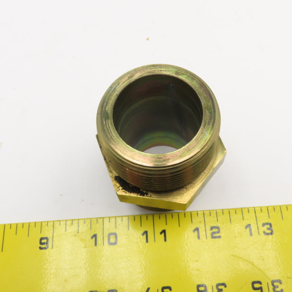 1-1/2" JIC Flare Soft Seal O-Ring x 1-1/2" NPT Steel Male Connector
