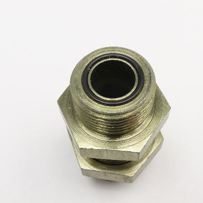 7/8" (-14) O-Ring Face x 7/8" (-14) O-Ring Face Hydraulic Bulkhead