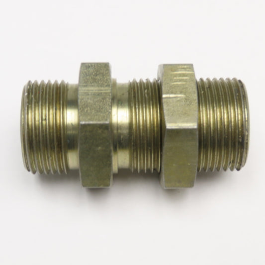 7/8" (-14) O-Ring Face x 7/8" (-14) O-Ring Face Hydraulic Bulkhead