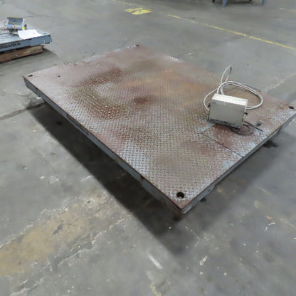 Fairbanks 6200 20,000 Lbs Cap. 7' x 5' x 10"H Pallet Floor Scales W/Display 115V