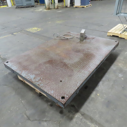 Fairbanks 6200 20,000 Lbs Cap. 7' x 5' x 10"H Pallet Floor Scales W/Display 115V
