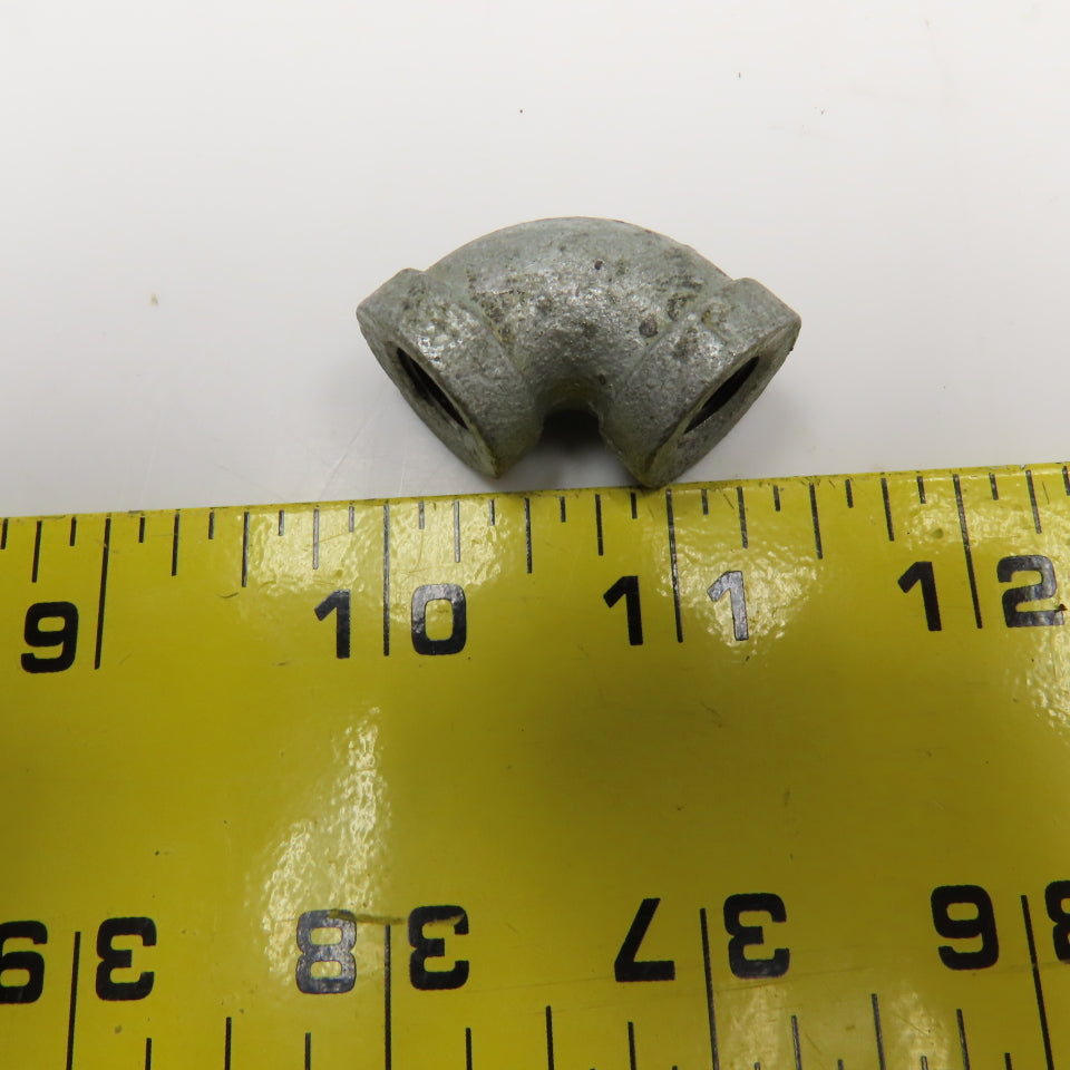 1/8" Galvanized Steel Hydraulic Elbow 90-? Lot Of 3