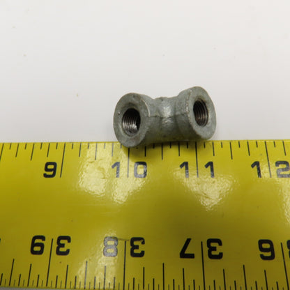 1/8" Galvanized Steel Hydraulic Elbow 90-? Lot Of 3