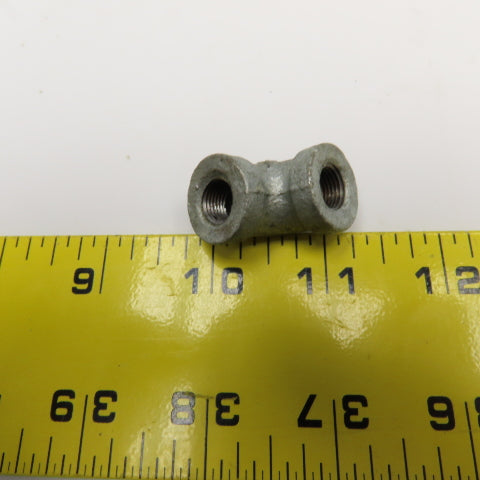 1/8" Galvanized Steel Hydraulic Elbow 90-? Lot Of 3