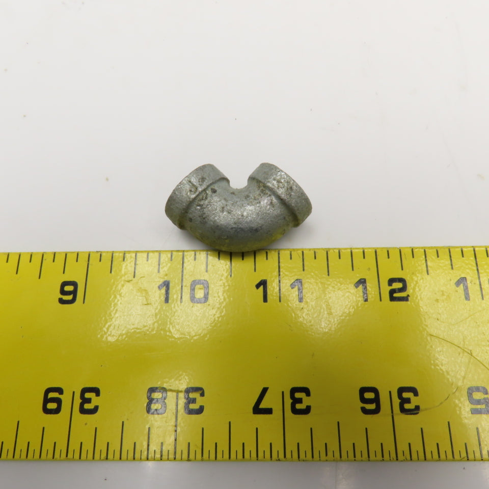 1/8" Galvanized Steel Hydraulic Elbow 90-? Lot Of 3
