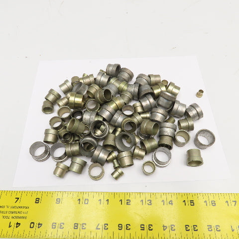 Misc. Compression Sleeve Ferrule 3/4", 5/8" 3/8" Lot Of 75+