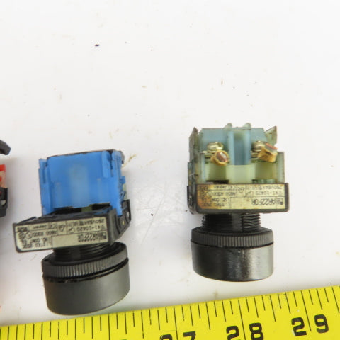 Fuji AR22 Mixed Lot Of Push Buttons E-Stop Selector Switch 250V Lot Of 5