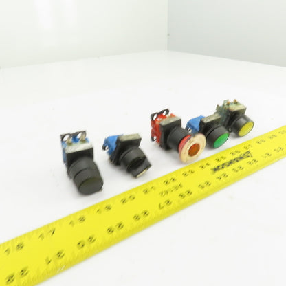 Fuji AR22 Mixed Lot Of Push Buttons E-Stop Selector Switch 250V Lot Of 5