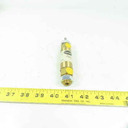 Aurora S2838 Brass Air Cylinder 3/4" Bore 1/2" Stroke 500PSI Max
