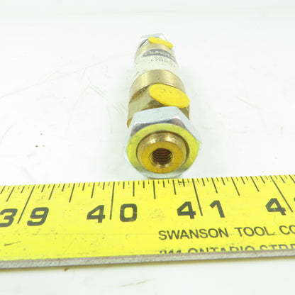 Aurora S2838 Brass Air Cylinder 3/4" Bore 1/2" Stroke 500PSI Max