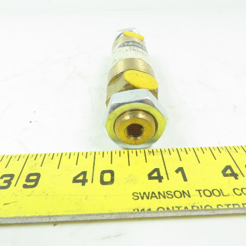 Aurora S2838 Brass Air Cylinder 3/4" Bore 1/2" Stroke 500PSI Max