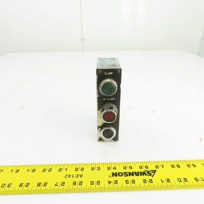Okuma MX-45VAE Clamp,Unclamp,Airblow 3-Button Operator Control Panel