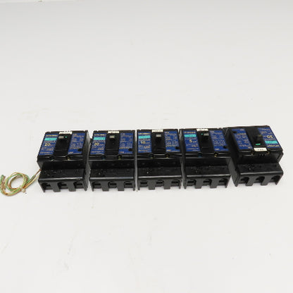 Mitsubishi NF30-CS Circuit Breaker 500VAC 5A 15A 20A 30A Lot Of 5