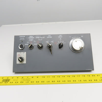 Mazak FH580/40 22406293900 Operator Control Chip Conveyor Switch Board