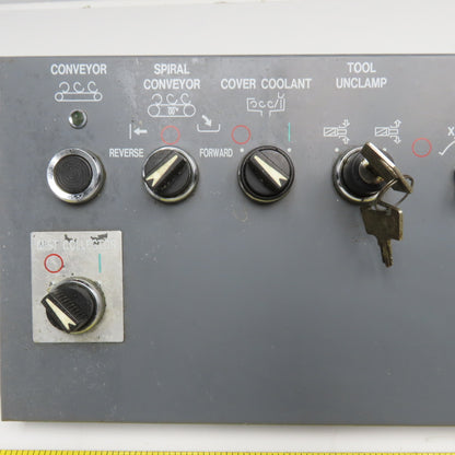 Mazak FH580/40 22406293900 Operator Control Chip Conveyor Switch Board