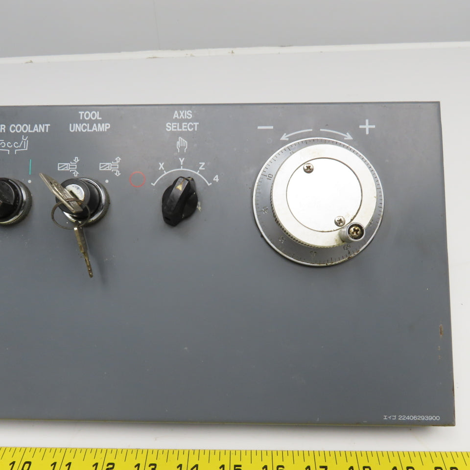 Mazak FH580/40 22406293900 Operator Control Chip Conveyor Switch Board