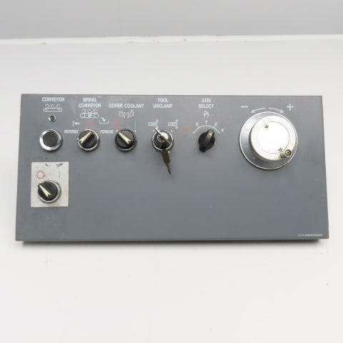 Mazak FH580/40 22406293900 Operator Control Chip Conveyor Switch Board
