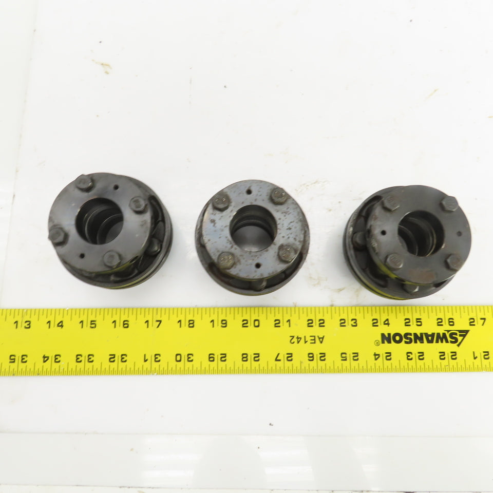 Flexible Reducing Coupling 1-3/16" x 1-3/8" Bore Lot Of 3