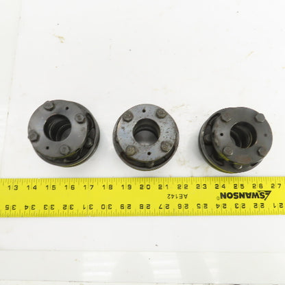 Flexible Reducing Coupling 1-3/16" x 1-3/8" Bore Lot Of 3