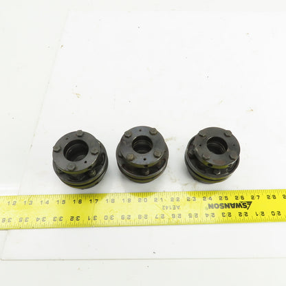 Flexible Reducing Coupling 1-3/16" x 1-3/8" Bore Lot Of 3