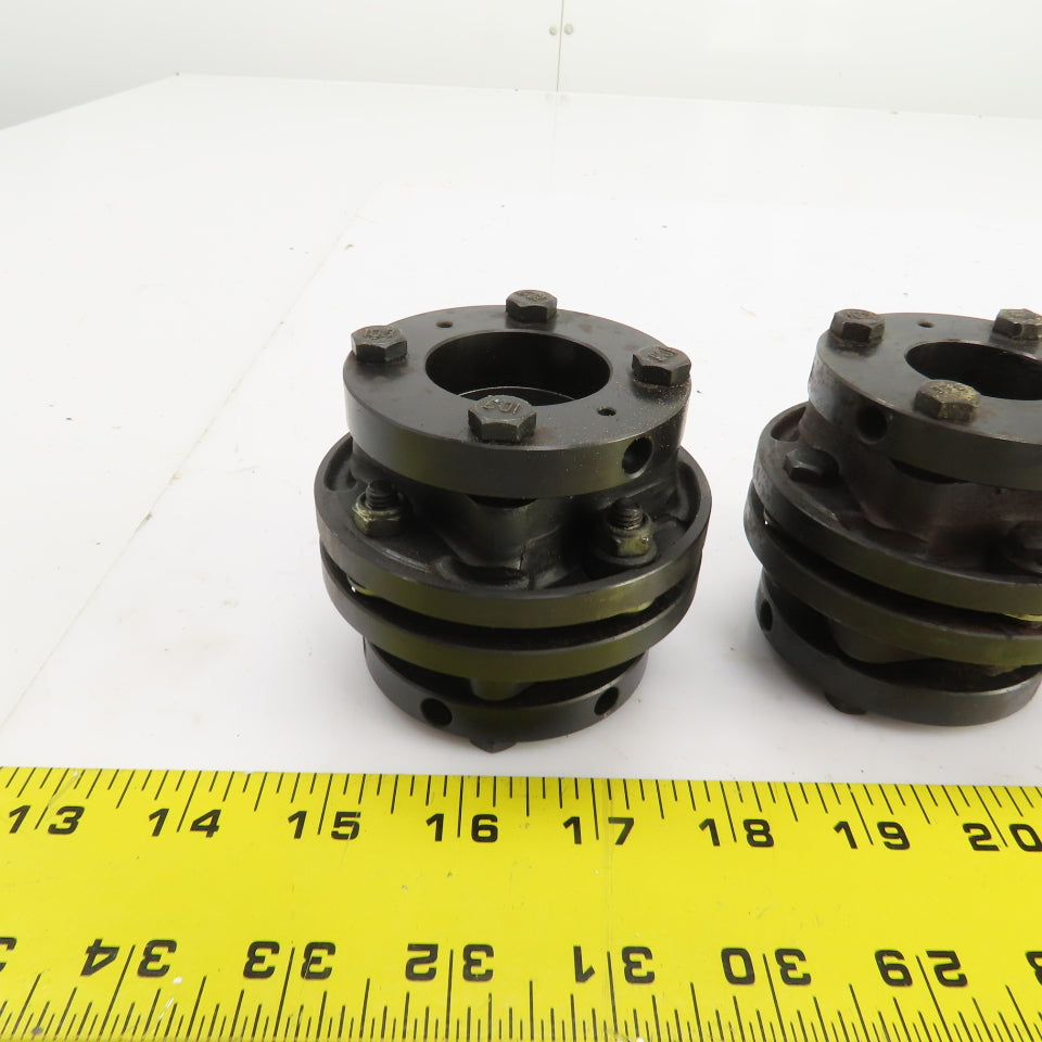 Flexible Reducing Coupling 1-3/16" x 1-3/8" Bore Lot Of 3