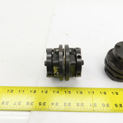 Flexible Reducing Coupling 1-3/16" x 1-3/8" Bore Lot Of 3