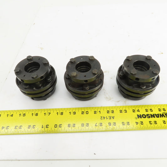 Flexible Reducing Coupling 1-3/16" x 1-3/8" Bore Lot Of 3