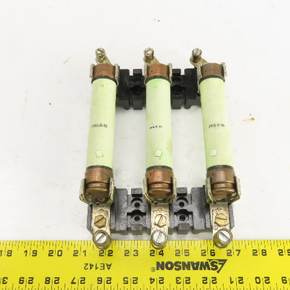Allen Bradley X-402028 60 Amp 600V Fuse Holder W/FRS-R-50 Fuses