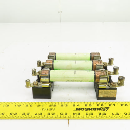 Allen Bradley X-402028 60 Amp 600V Fuse Holder W/FRS-R-50 Fuses