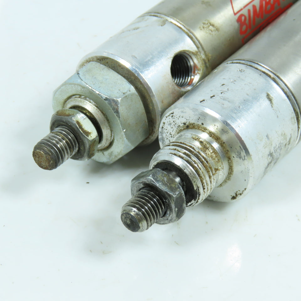 Bimba CF-091-DXP Pneumatic Cylinder 1-1/16" Bore 1" Stroke Lot of 2