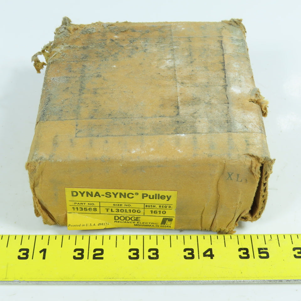 Dodge 113568 Dyna-Sync Timing Belt Pulley TL30L100-1610