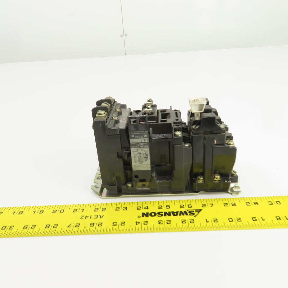 Allen Bradley 509-B0D Ser B Size 1 27A Motor Starter 120V Coil 7-1/2-10HP 600V