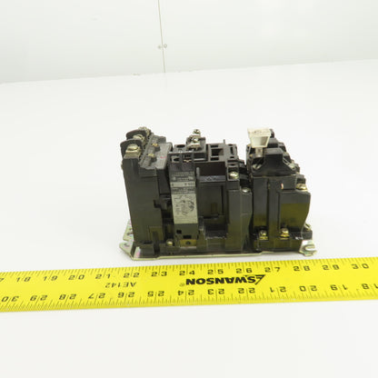 Allen Bradley 509-B0D Ser B Size 1 27A Motor Starter 120V Coil 7-1/2-10HP 600V